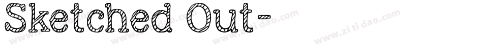 Sketched Out字体转换